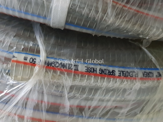 PMI KOREA Flexible PVC Spring Hose