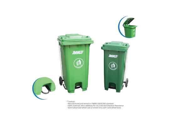 (R1-120U) Commercial Pedal Dustbin