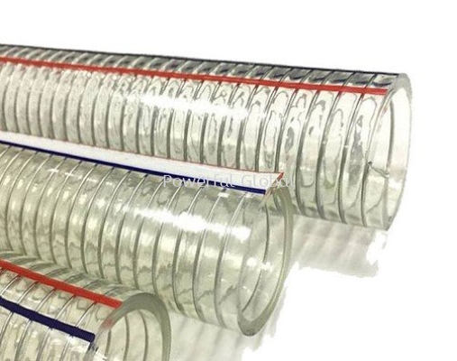 PVC Spring Wire Hose Clear