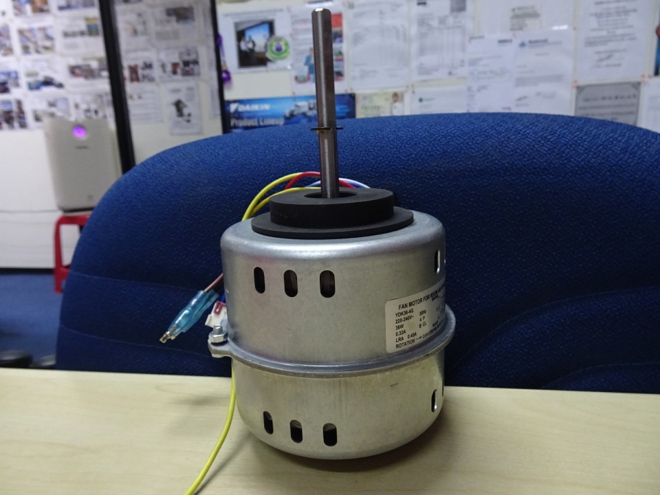 CARRIER YDK-36-4G 36W INDOOR FAN MOTOR P/N: 11002012000805 - (42KCE024)