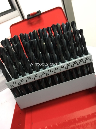 HSS STRAIGHT SHANK DRILL SET DIA6-10MM (41PCS)