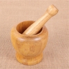 Wooden Pestle and Mortar Ʒ