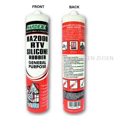 Hardex RTV Silicone Rubber General Purpose HA2000 - Clear / White / Black