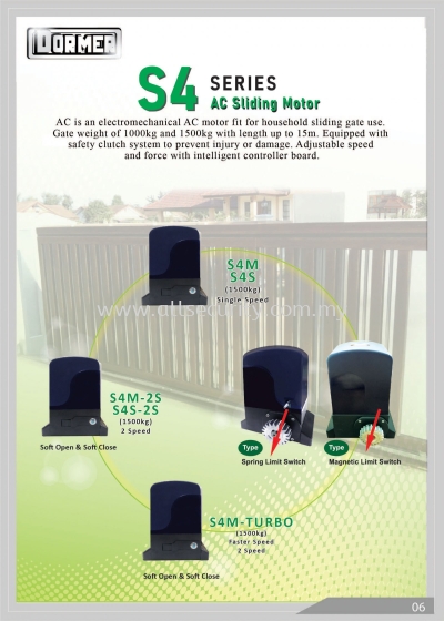 DORMER S4 AC Motor 