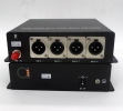 4 Channels 3-Pin XLR Balanced Audio Over Fiber Converter RCA & XLR Audio Over Fiber Extenders Video Audio Transmission Equipment AD-Net
