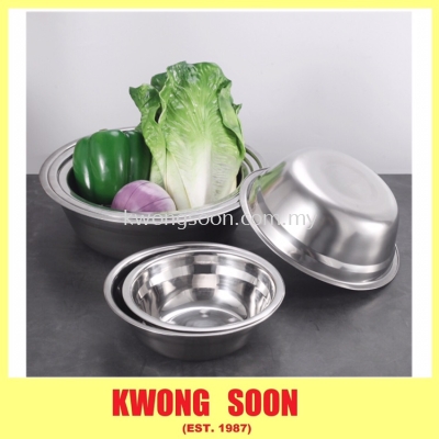 Stainless Steel Bowl Silver Bowl Stainless Steel Basin