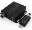 USB 3.0 To Fiber Optical Extender Set USB Over Fiber Extenders Video Audio Transmission Equipment AD-Net