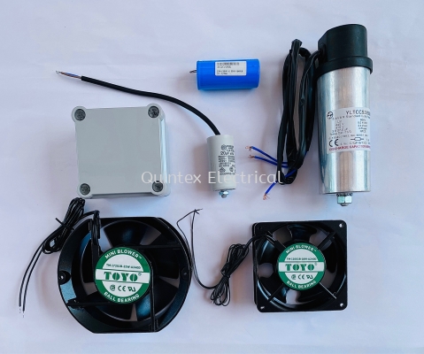 CAPACITOR BANK, CONDENSOR, COOLING FAN, VIDEO FAN, COOLING BLOWER, 