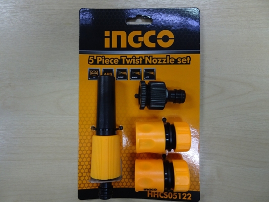 INGCO HHCS05122 5 PIECE TWIST NOZZLE SET