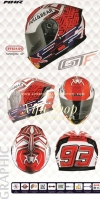 FULL FACE HELMET MHR GT6 MARQUEZ GP FF831/01 (.      )  FULL FACE MHR CATALOG HELMETS