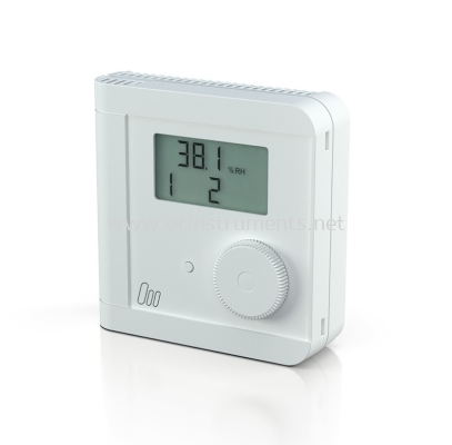 Electronic Room Hygro-Thermostat 1 switching output each for temperature and humidity