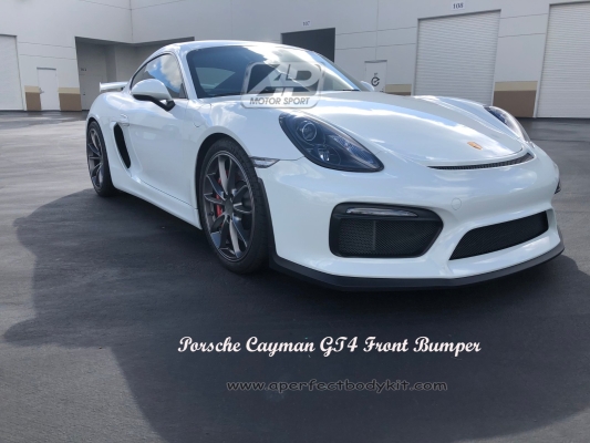 Porsche Cayman 981 2013-2016 GT4 Front Bumper 