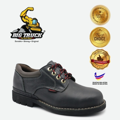 BIG TRUCK MEN'S SAFETY SHOES LOW CUT WITH SHOELACE MS 801