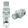 Regulator with Built-in Pressure Gauge Combination FRL SMC