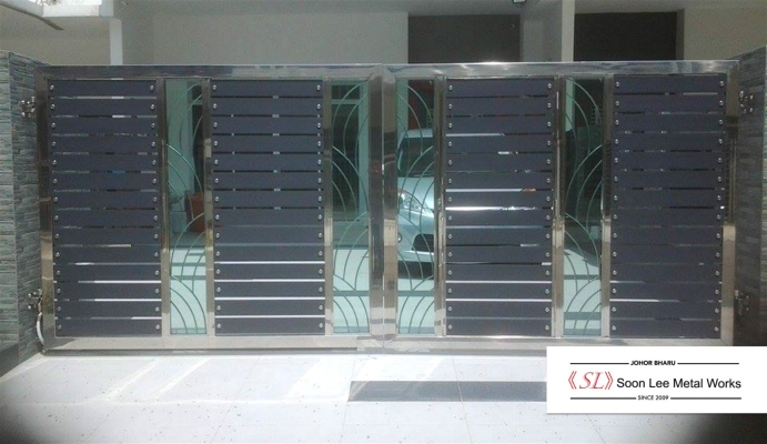 Stainless Steel Main Gate