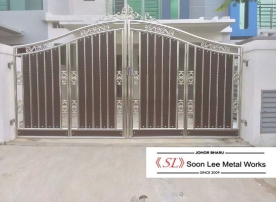 Stainless Steel Main Gate