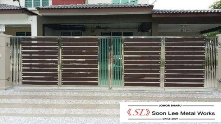 Stainless Steel Main Gate