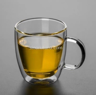 YC046 Double Glass Mugs