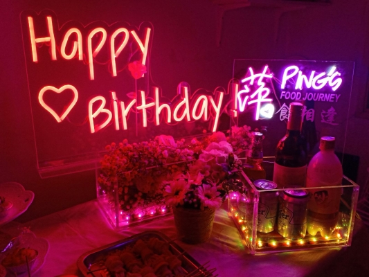 HAPPY BIRTHDAY NEON LED SIGN