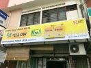 IK Yellow 3D acrylic LED box up lettering signboard at cheras Kuala Lumpur LED ACRYLIC BOX UP LETTERING SIGNBOARD