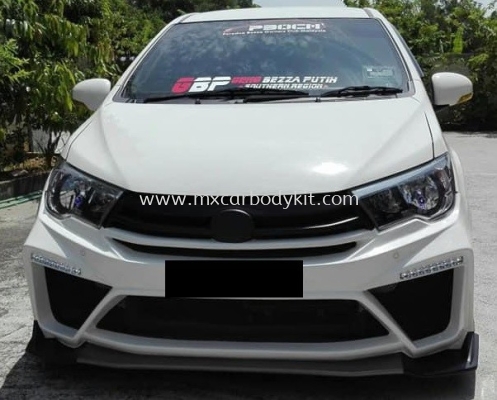 PERODUA BEZZA GT FRONT BUMPER WITH DAYLIGHT