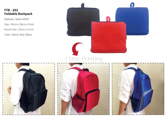 Foldable Backpack FTB 202