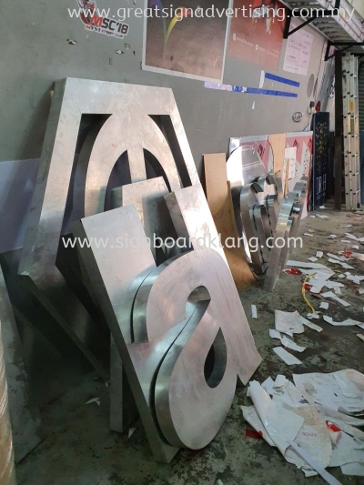 Hayamin Aluminum Giant 3D Box Up Lettering Signage