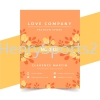 Flora Name Card - NC3039 Flora Name Card Name Card Deisgn Name Card / Bill Book / Flyer / Sticker Printing