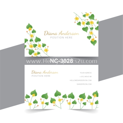 Flora Name Card - NC3026