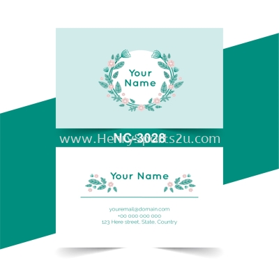 Flora Name Card - NC3028