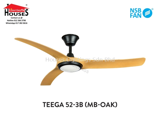 TEEGA - MATT OAK-3B(52'')+LED-3C-NSB (OUTDOOR)