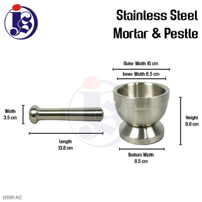 Stainless Steel Mortar & Pestle set