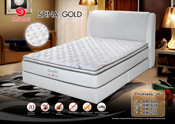 Dreamatt-SPINA GOLD (quality rebonded foam mattress)