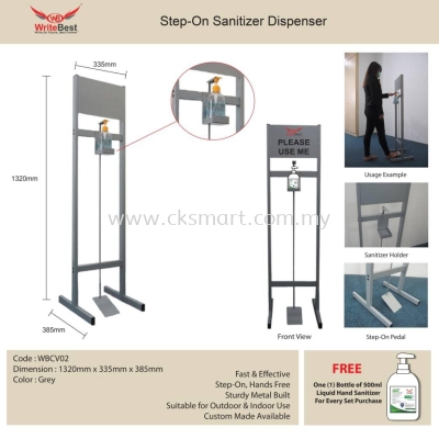 STEP ON SANITIZER WBCV02 FOC LIQUID SANITIZER 500ml