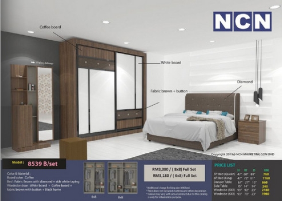 NCN BEDROOM 8539 B/SET