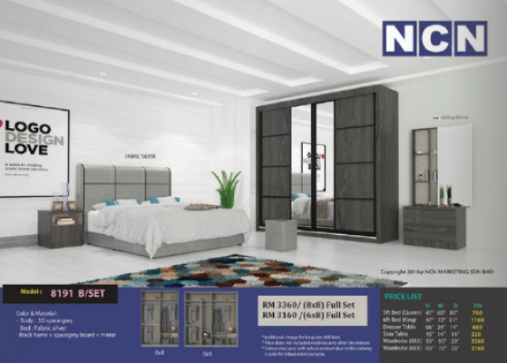 NCN Bedroom Set 8191 B/SET