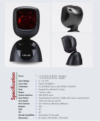 Hand-free Barcode Scanner