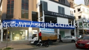 Klinik pergigian signature dental clinic Aluminium Ceiling trim casing 3D LED box up lettering signboard signage at kota damansara Petaling jaya Kuala Lumpur Aluminum Ceiling Trim Casing 3D Box Up Signboard