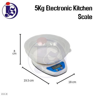 5kg Electronic Kitchen Scale with bowl