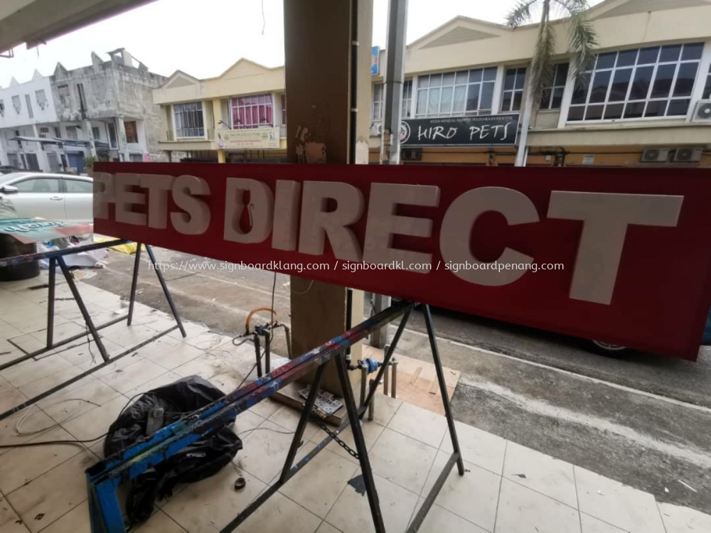 Pets direct 3D LED channel box up lettering signage at subang mydin 3D ...