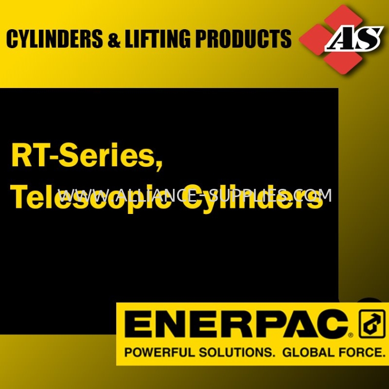 ENERPAC RT-Series, Telescopic Cylinders ENERPAC Cylinders & Lifting Products ENERPAC