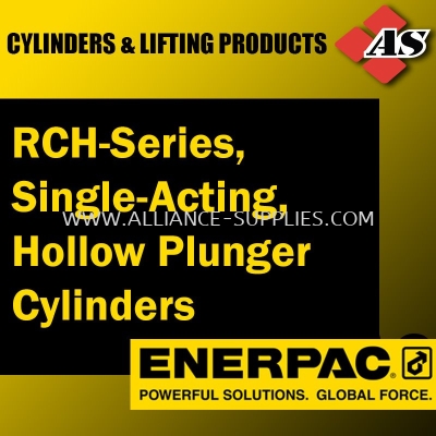 ENERPAC RCH-Series, Single-Acting, Hollow Plunger Cylinders