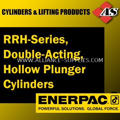 ENERPAC RRH-Series, Double-Acting, Hollow Plunger Cylinders