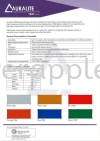 Auralite Color Chart Specification AURALITE ENGINEER GRADE REFLECTIVE