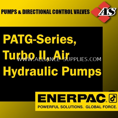 ENERPAC PATG-Series, Turbo II, Air Hydraulic Pumps