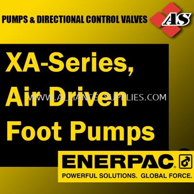 ENERPAC XA-Series, Air Driven Foot Pumps