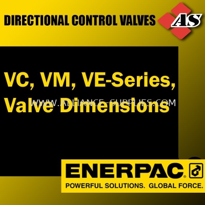 ENERPAC VC-Series, Remote Mounted Valves
