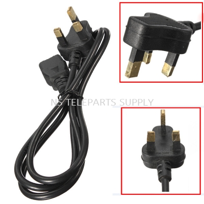 3 PIN POWER CORD MOULDED 1.5 METER