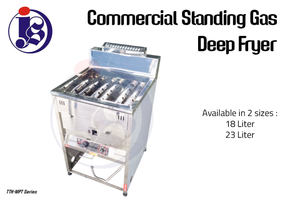 Stainless Steel Standing Gas Deep Fryer