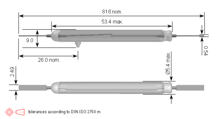 Standex KSK-1A83 Series Reed Switch